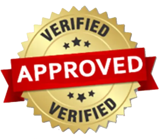- MDPerm.com Badge showing that MDPerm credentialing is verified and approved
